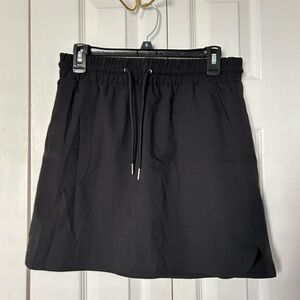 Black Drawstring Golf Women's Skirt